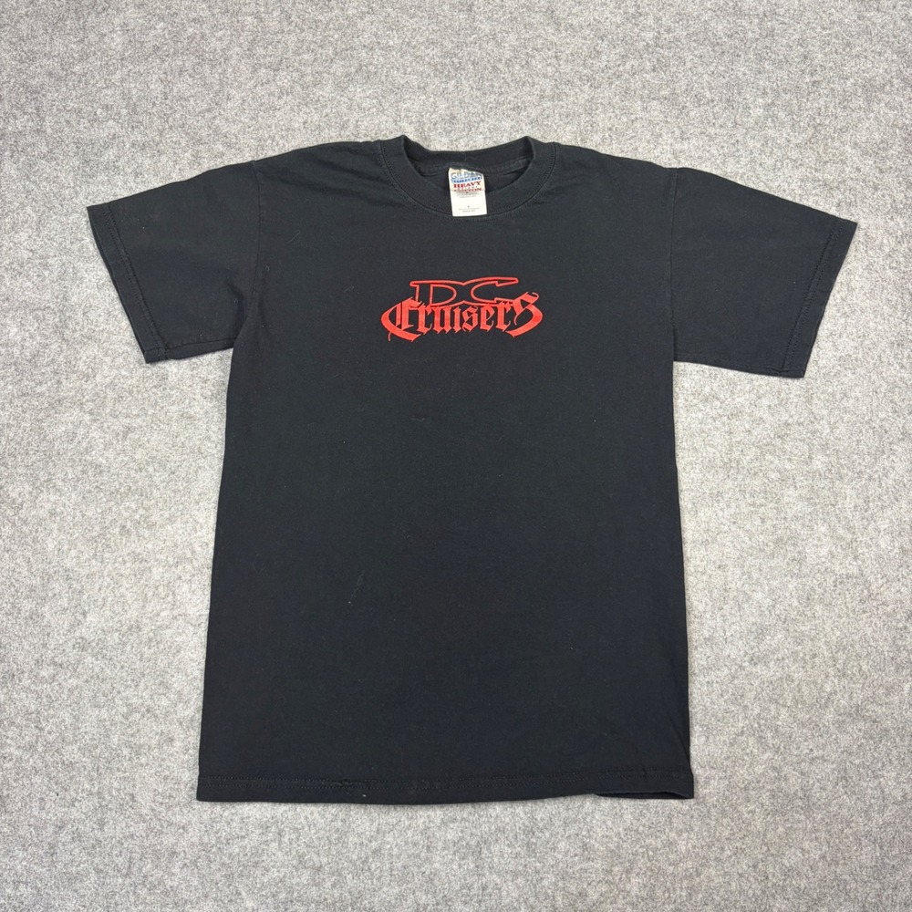 Gildan DC Cruisers Gaithersburg MD Skull Graphic T-Shirt Black Small